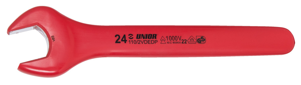 Unior 180/2VDEDP Single Ring Spanner fully insulated 17 mm 