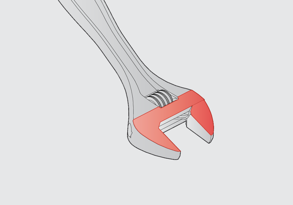 Clé à molette à cliquet - DOGHER TOOLS® - L'Equipeur