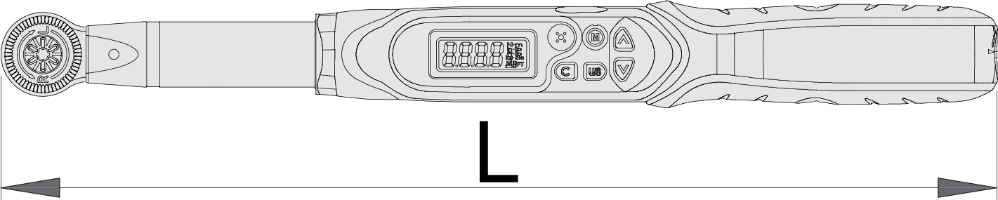 UNIOR Clé dynamométrique électronique 1.5-30 Nm 1/4- 266 - 627575