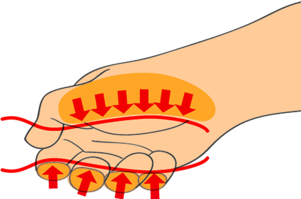 Design ergonomic al manerului pentru protecctia mainii
