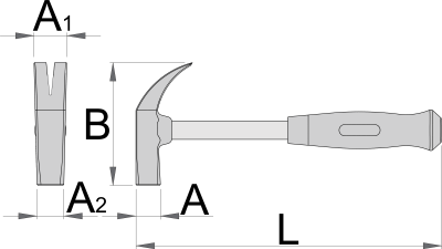 claw hammer diagram